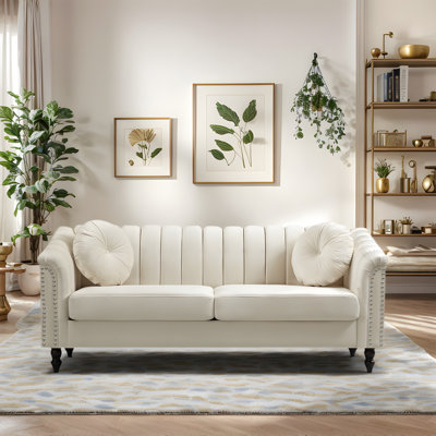 Elegant Flannel 3-Seat Sofa – Comfortable, Durable, And Luxurious Design
