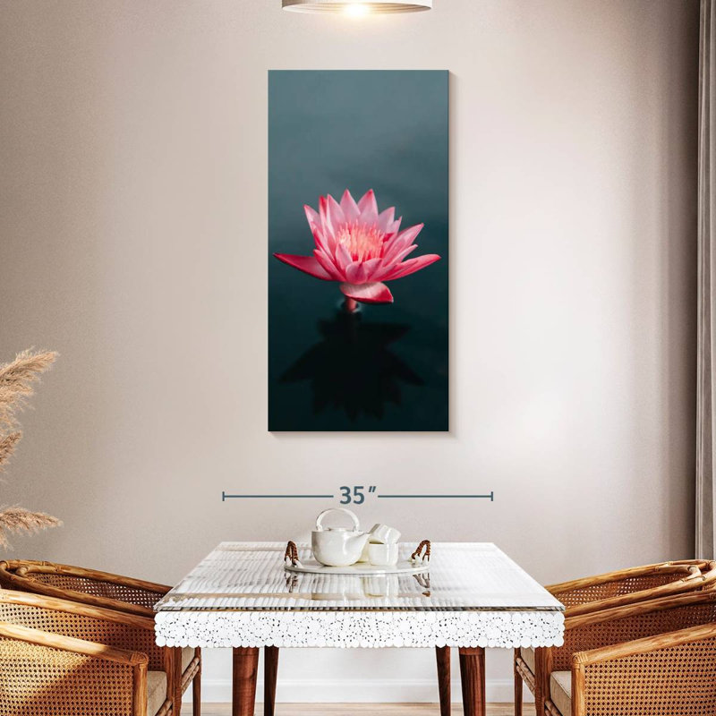 Solo Lotus, 48" H x 24" W