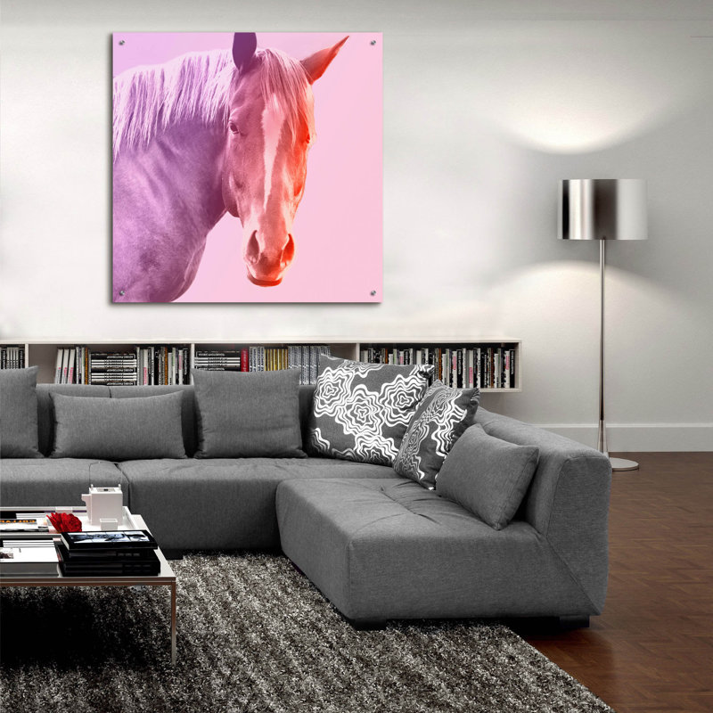 «Horse» par Mark Ashkenazi, H 36 po x l 36 po x P 0,2 po