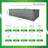  8x4x2ft Galvanized Raised Garden Bed Kit, Metal Planter Boxes Outdoor With Easy Assembly, Large Garden Bed For Vegetables, Fruits, Flower, Herbs Rectangle Silver