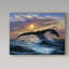«Whale» par Fikes, reproduction de peinture à l'huile sur toile tendue-25326367