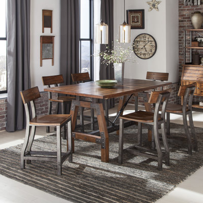 Dooling 6 - Person Counter Height Dining Set
