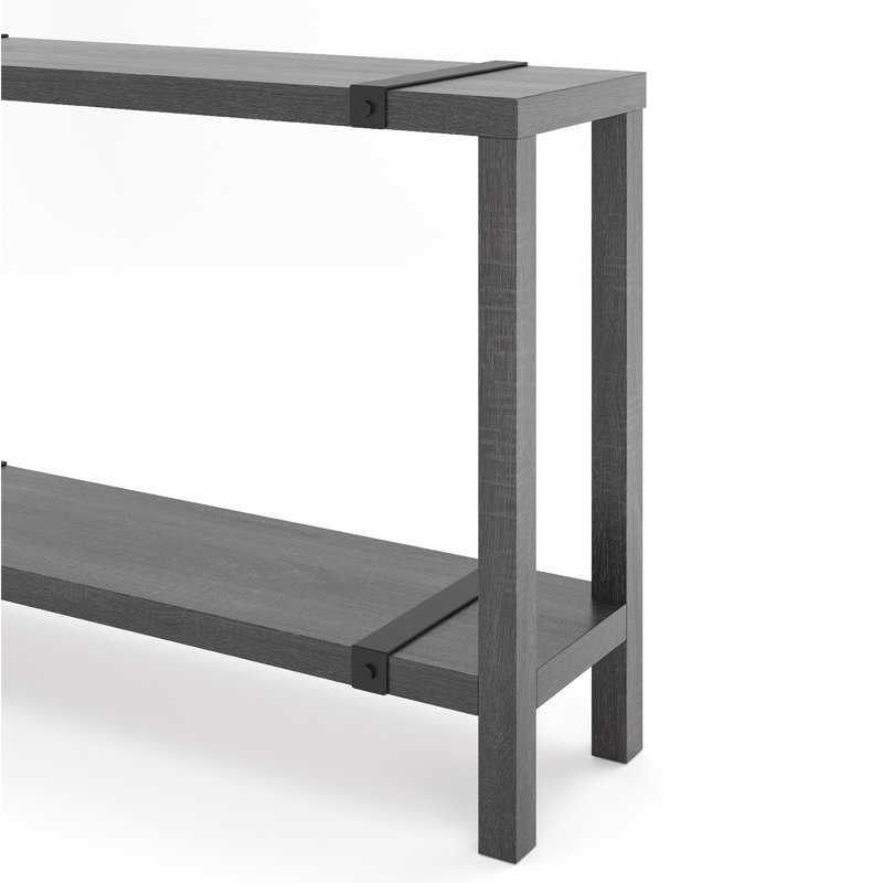Celest 46.1'' Console Table, Weathered Gray