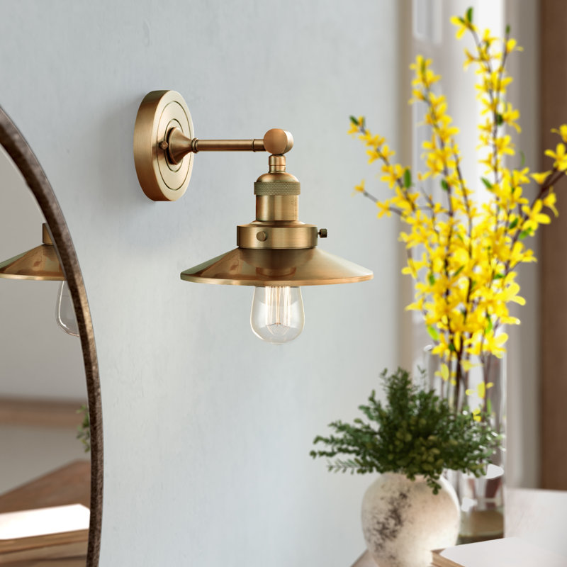 Clintonpark Barn Light, Brushed Brass