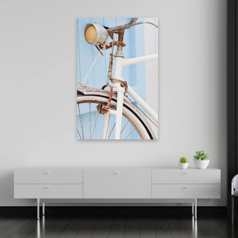 Vieux vélo - Art floral et nature morte, bicyclettes, photographie, H 60 po x l 40 po