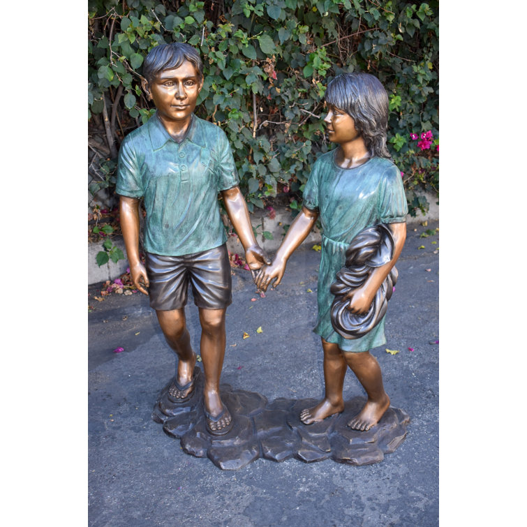 People Copper Garden Statue