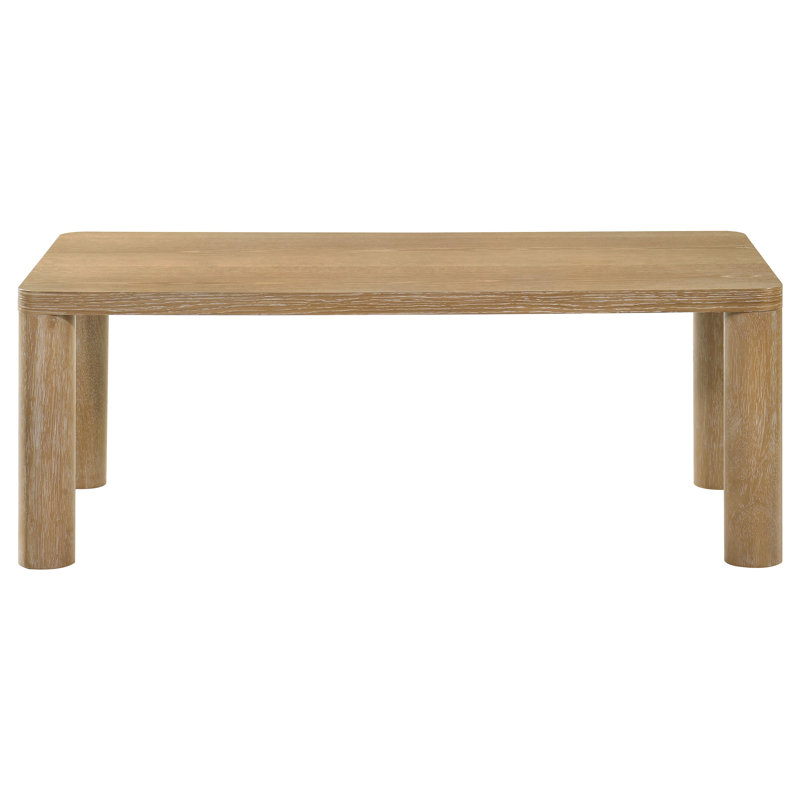 Table basse Gilbarts, Chêne blanchi