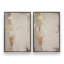 Golden Haze, ensemble de 2 toiles encadrées,-247477821-247477822
