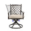 Amagon 2 - Person Patio Dining Set with Round Table , Cushions Included-1782299589