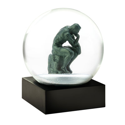 Thinker Snow Globe