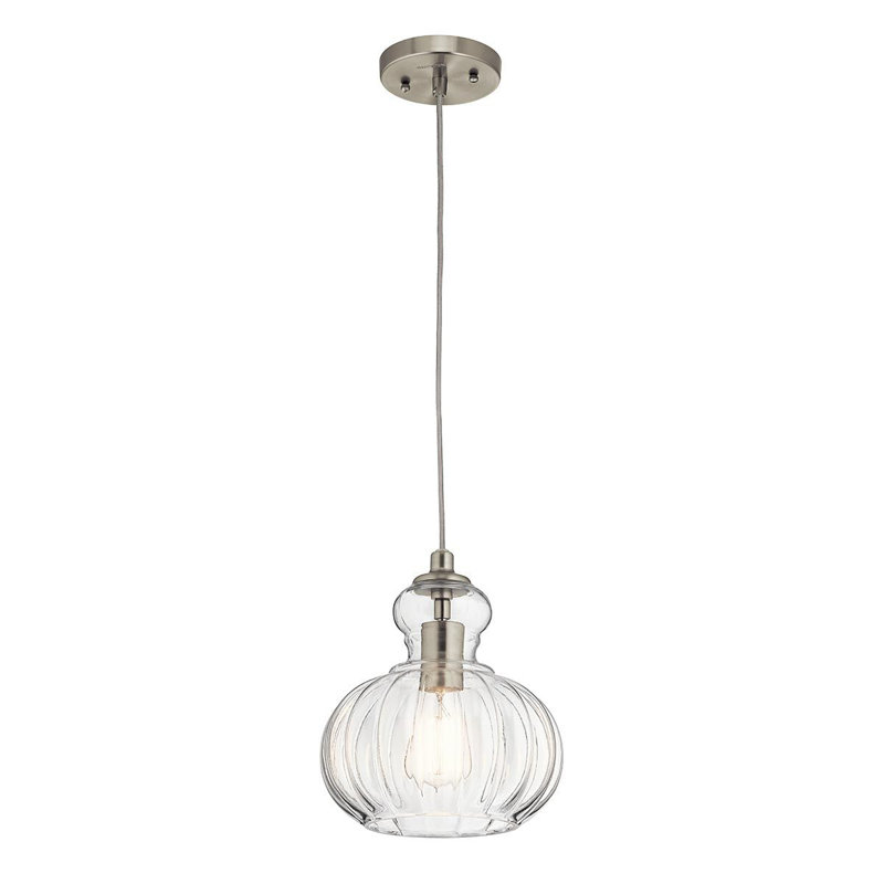 Hilmar 1 - Light Brushed Nickel Jar Pendant