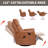 Genuine Leather Heat Massage Manual Recliner Chair With Rocker And Swivel For Living Room-1789759960