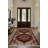 Minasas Collection Digital Print Cotton-Polyester Beige Brown Burgundy Moroccan Rug-507536632