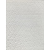 Rectangle Brentwood Geometric Handmade Flatweave Wool/Viscose Area Rug in Silver