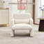 Fauteuil d'appoint moderne, fauteuil simple, fauteuil de lecture pour chambre à coucher, fauteuil en chenille confortable, fauteuil d'appoint rembourré confortable pour fauteuil de salon-629600826