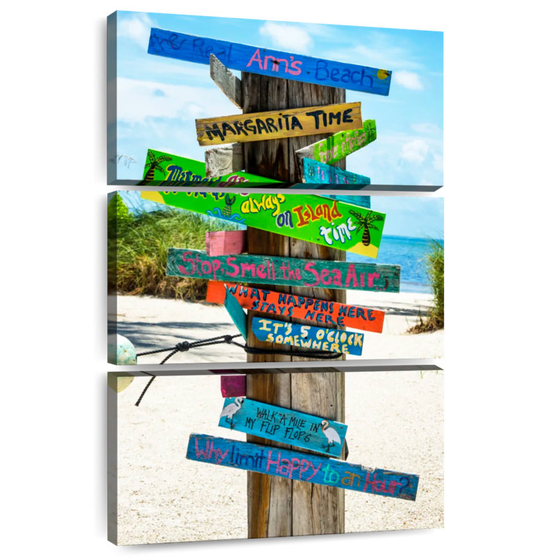 Tergel Beach Signs, 74" H x 48" W