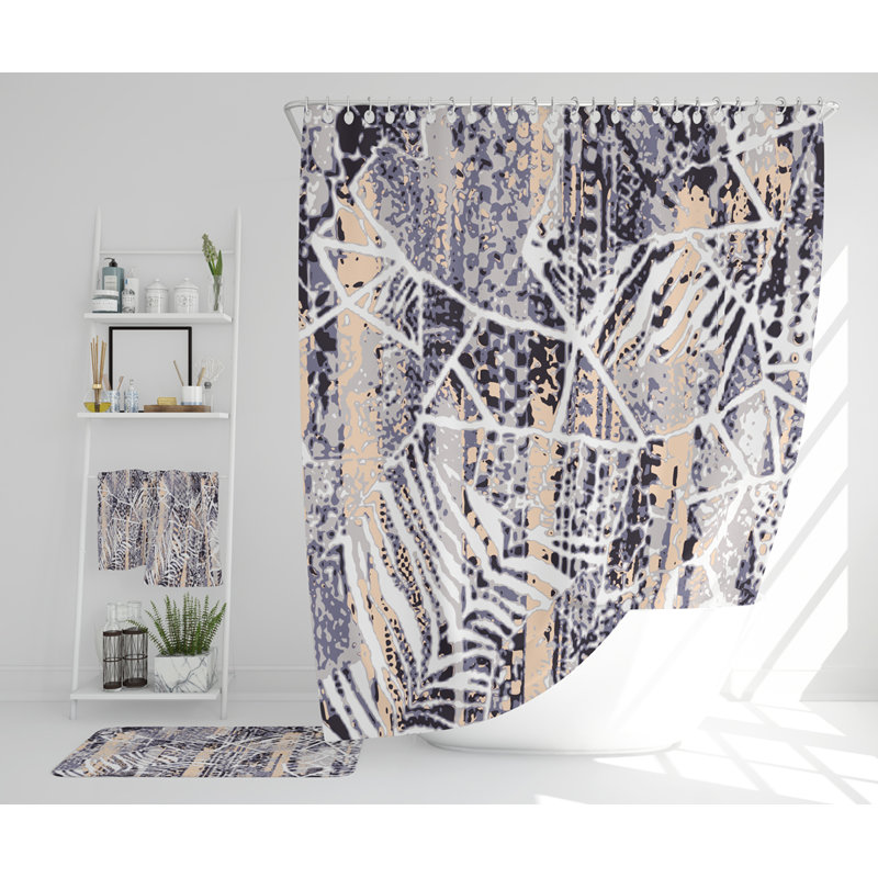 Nathanaelle Polyester Shower Curtain Set