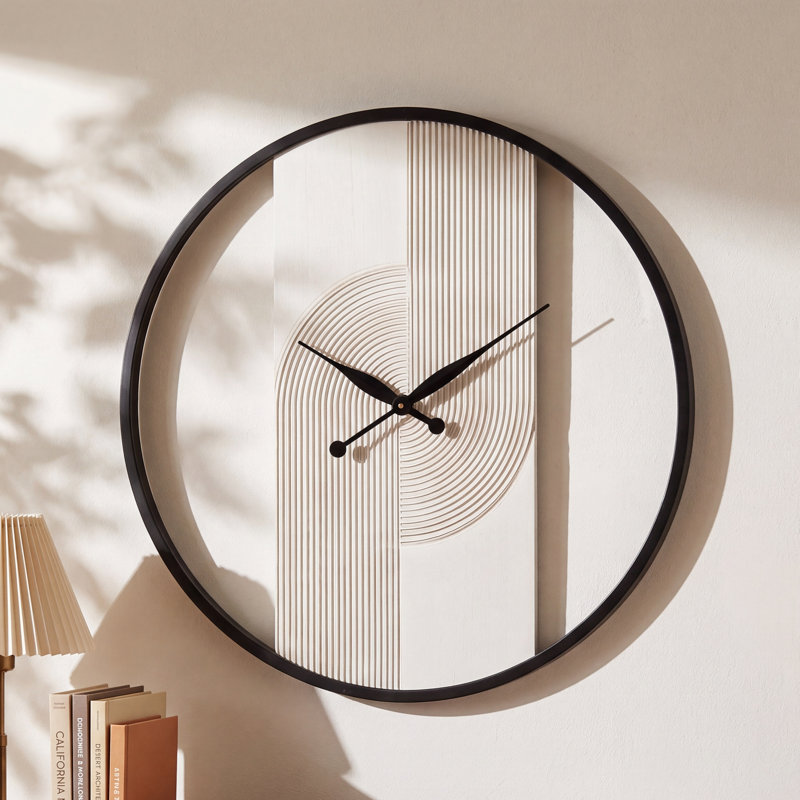 Glass Wall Clock