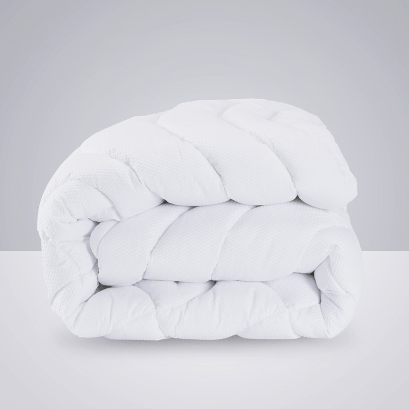 Lam Down Alternative 3-Zone Mattress Pad, Full, White
