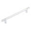 Emtek Select Cabinet Pull 6" C-C,  Rectangular Bar Stem, Knurled Bar-270852519-312190001