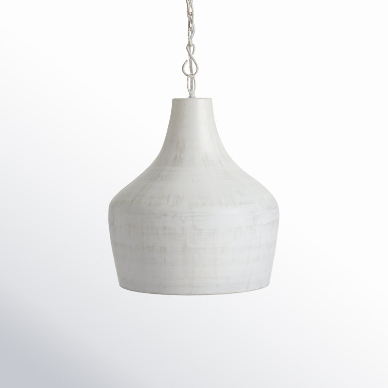 Litchford Jazelle 1-Light Pendant, 14" H x 13" W x 13" D, Shaded