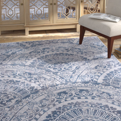 Tapis gris / crème Sparta