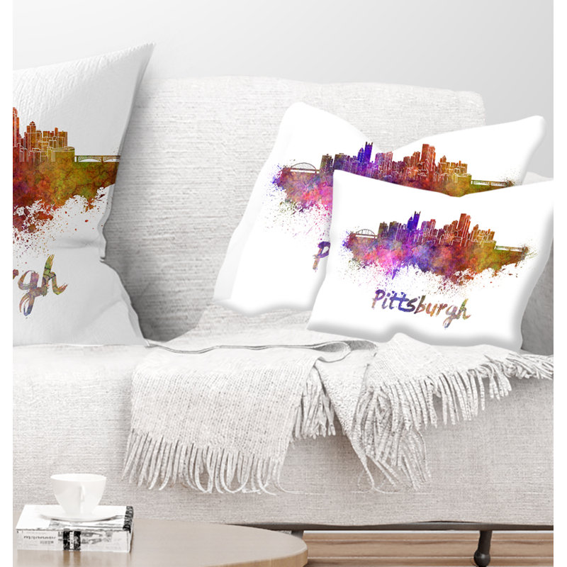 Coussin Cityscape, Rectangulaire, 12 po x 20 po