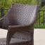 Chaise d'extérieur en résine, 52637,00MBRN KD MP4