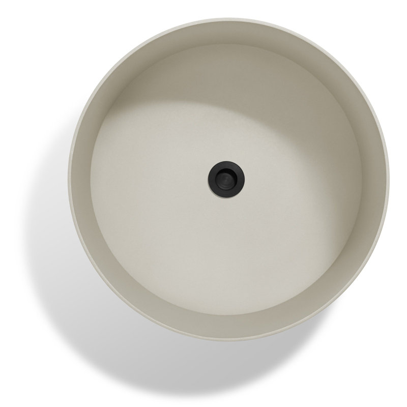 Plot Pot Planter, Putty, 22" H x 10" W x 10" D
