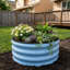 Potager surélevé modulaire en métal de 30 cm de haut (lot de 3), jardinière extérieure galvanisée de 60 x 60 cm pour légumes et fleurs-1974711450