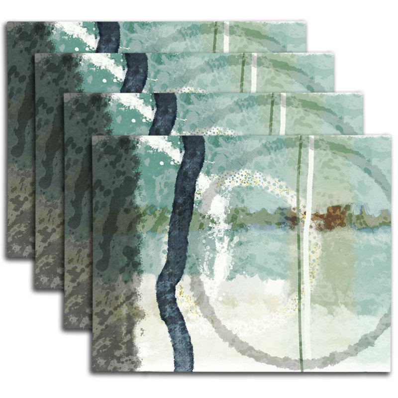 Napperon abstrait en polyester