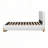 Boucle Upholstered Bed-842450345
