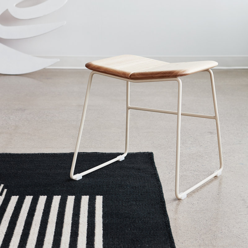 Aero Stool, Swan Powder Coat