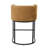 26" Upholstered Metal Barrel Counter Bar Stool-340202073-341230625