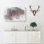 Rotterdam in Black & Red in Abstract - Wrapped Canvas Drawing - Wrapped Canvas-55342072