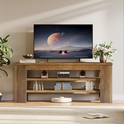 Tv Stand With Open Storage For Tvs Up To 55''