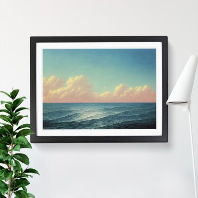 Clouds Above The Sea - Framed Print