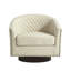 75.2Cm Wide Tufted Swivel Barrel Chair-1989487589