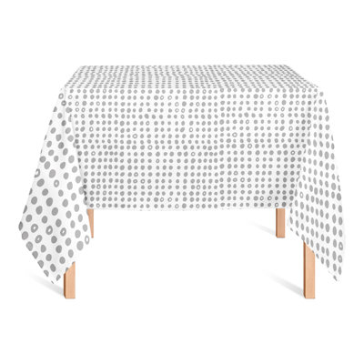 Collegiate Polka Dots Square Tablecloth