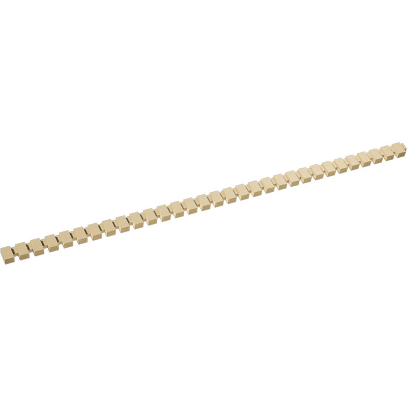 Wilson Signature Urethane Dentil Block Trim, Primed Tan, 3" H x 93" W x 1" D
