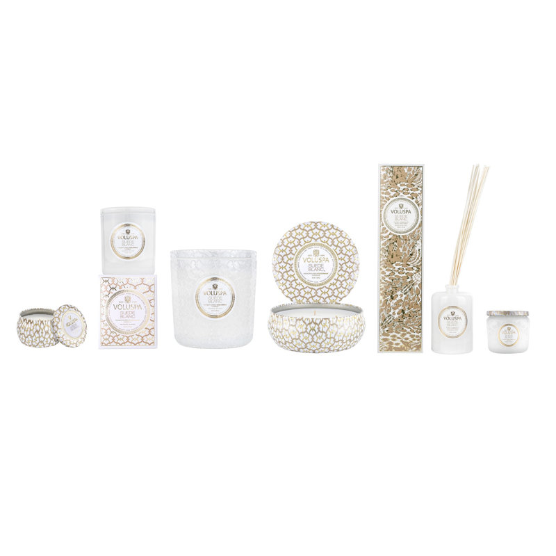 French Linen Reed Diffuser, White, Spice