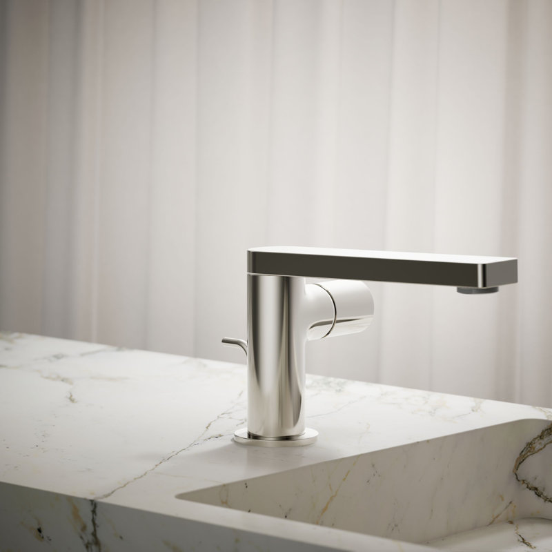 Single-Handle Bathroom Faucet, Vibrant Polished Nickel