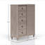 Commode 5 tiroirs finition sable