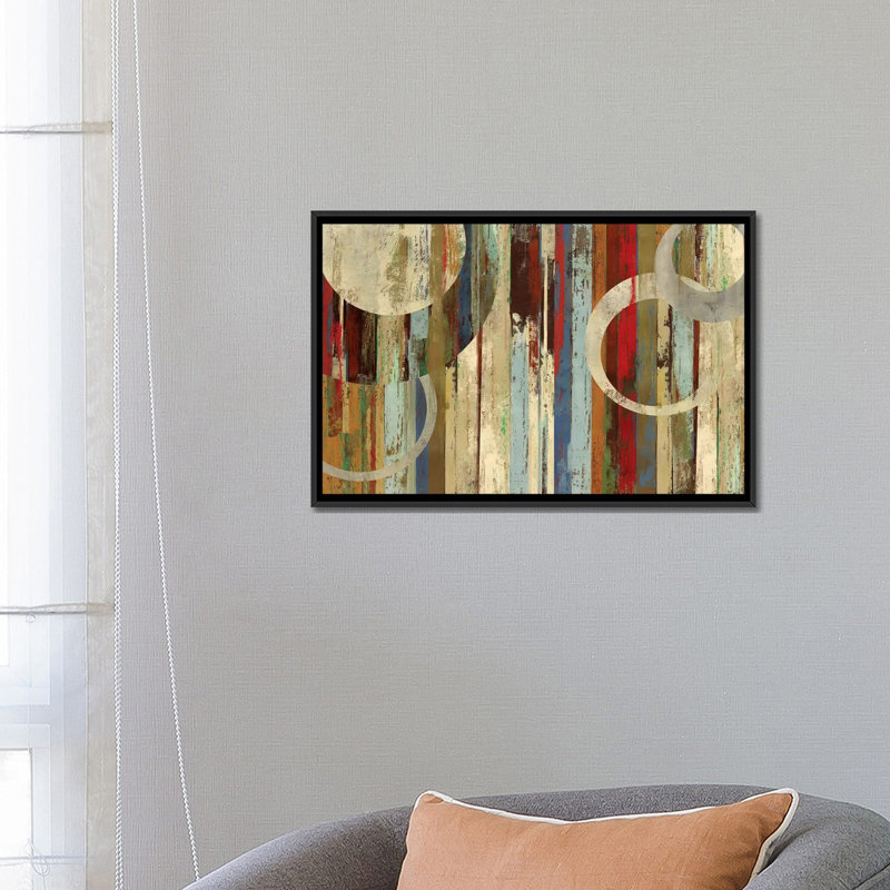 «Ilano» par PI Studio - reproduction sur toile tendue, H 18 po x l 26 po x P 1,5 po, Toile avec cadre noir, Pas de tapis