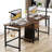 Rushali Metal Base Writing Desk-850742357