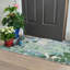 Wildflowers Hand-Tufted Recycled Polyester Indoor/Outdoor Blue Area Rug-1208957158