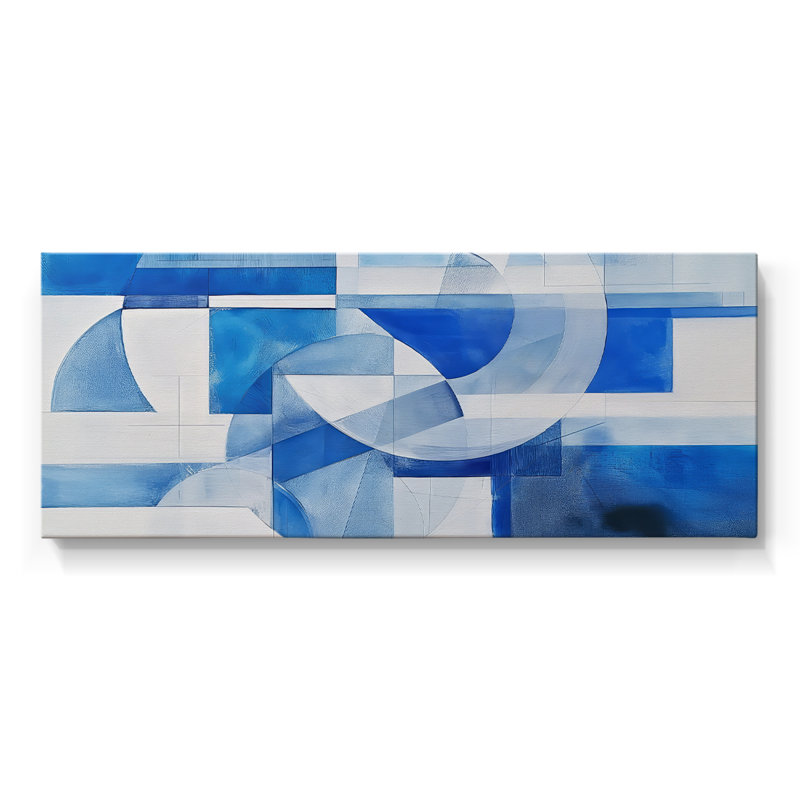 Abstract Series 1 #XCVI-Wide Gallery Wrapped Canvas, 12" H x 30" W