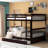 Bunk Bed In Rich With Ladders & Storage Functional Compartments