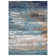 Tapis abstrait côtier moderne
