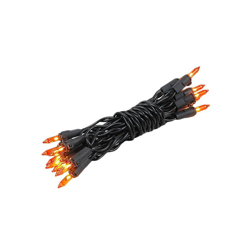 Pitman Outdoor 20 - Bulb 8.5'' Plug-in Mini String Light, Teal, Black